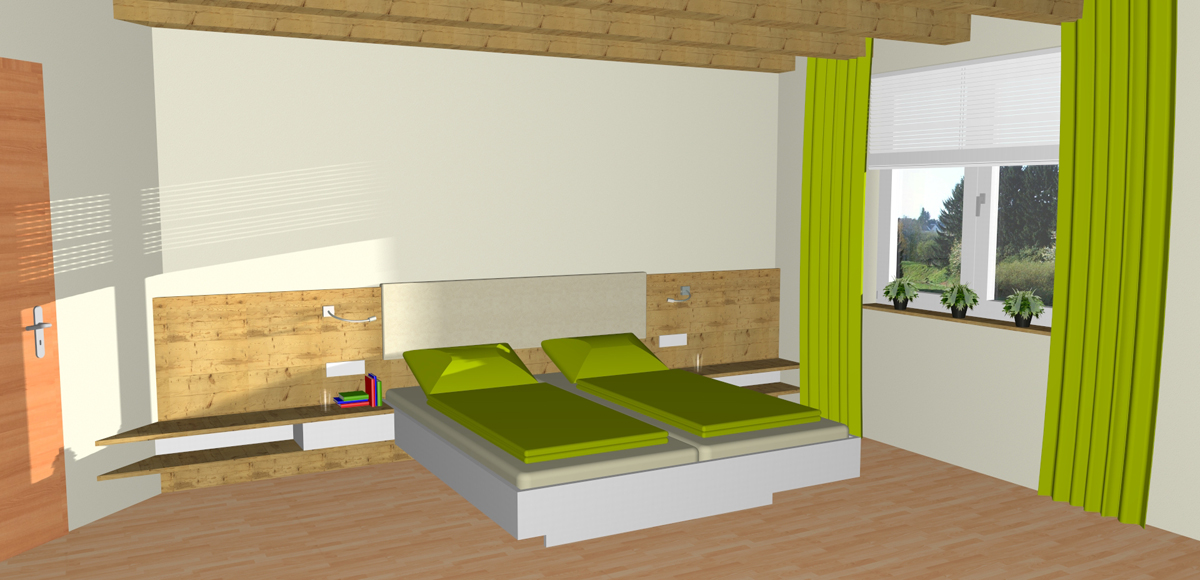 Geräumiges Schlafzimmer in Linz