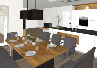 Moderne Küche mit Essbereich in Feldkirchen | Tischlerei Kastner Moderne Küche mit Essbereich in Feldkirchen | Tischlerei Kastner